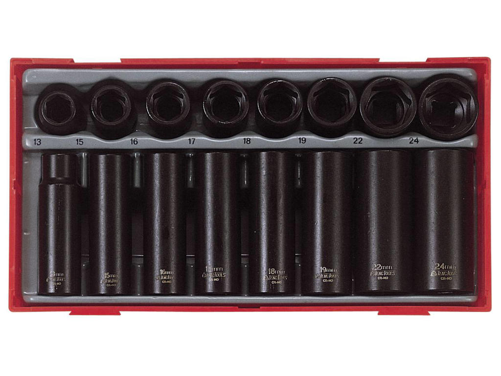 Slagtopsæt 1/2" 13-24mm TT9116