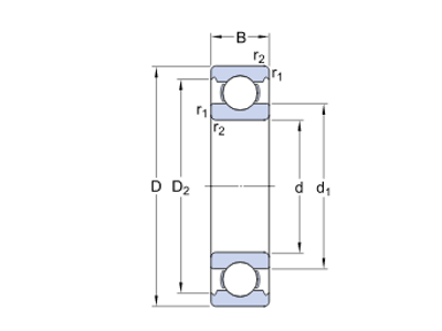 6205 ETN9 SKF Kugleleje