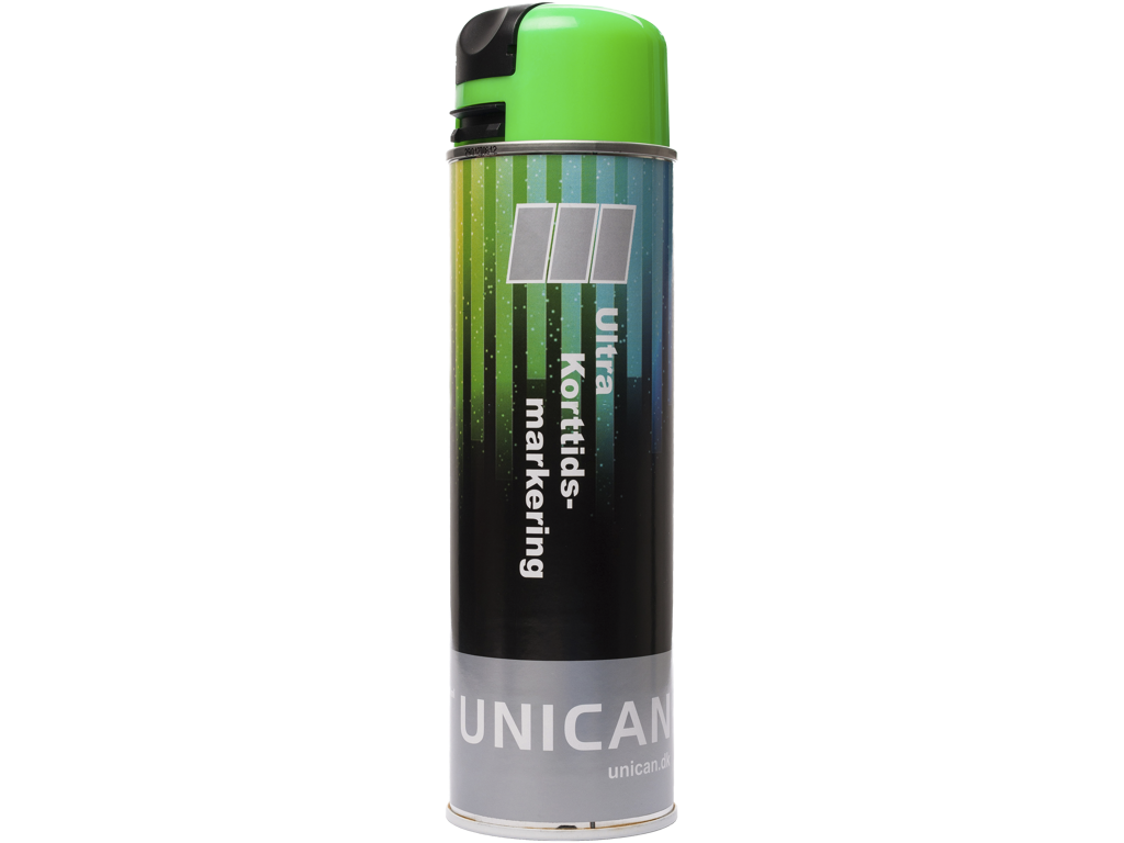 Unican Ultra markérspray grøn 500ml