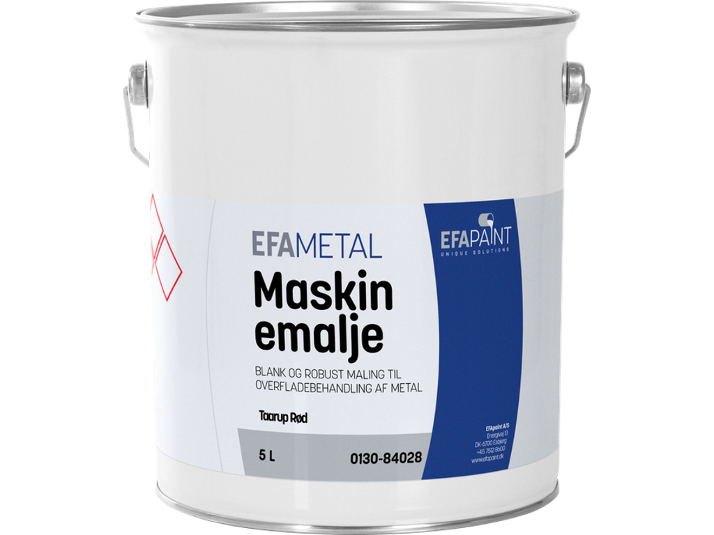Maling Taarup rød 5 ltr Maskinemalje