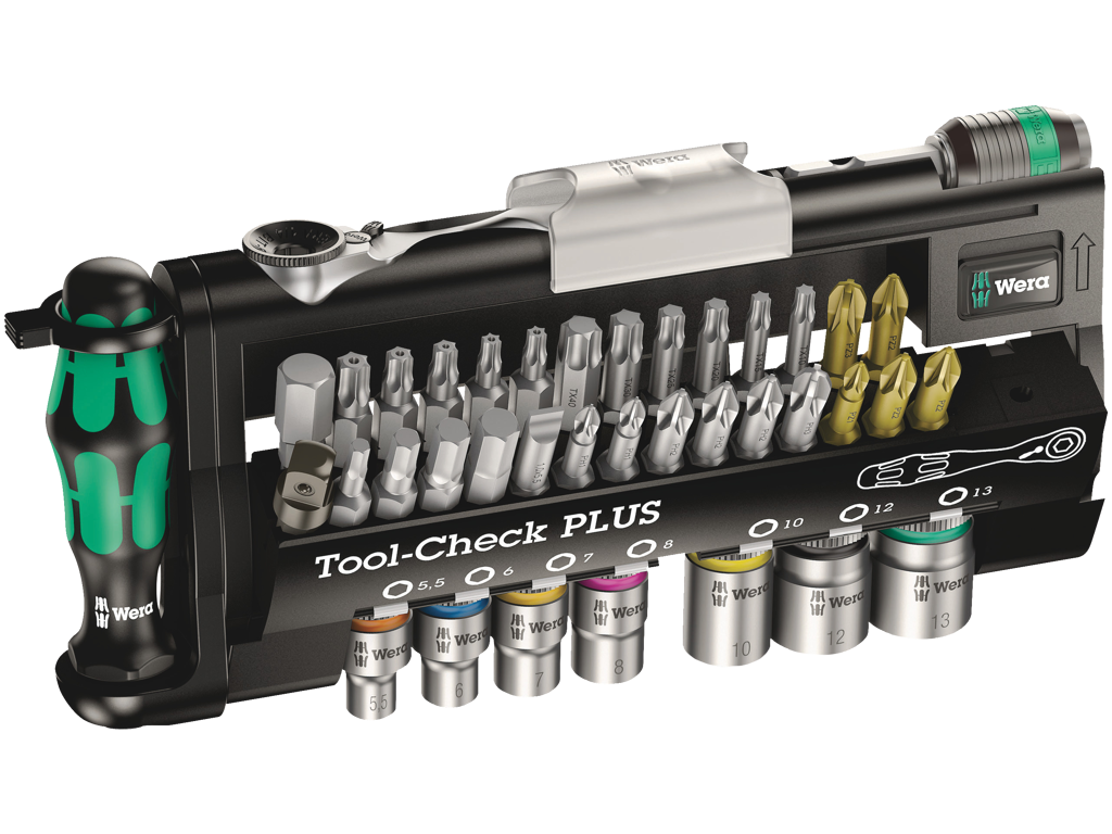 Skruetrækkersæt Wera m/bits og toppe