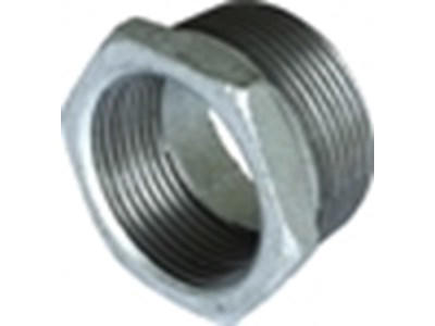 Nippelmuffe 1"x1/2"galv