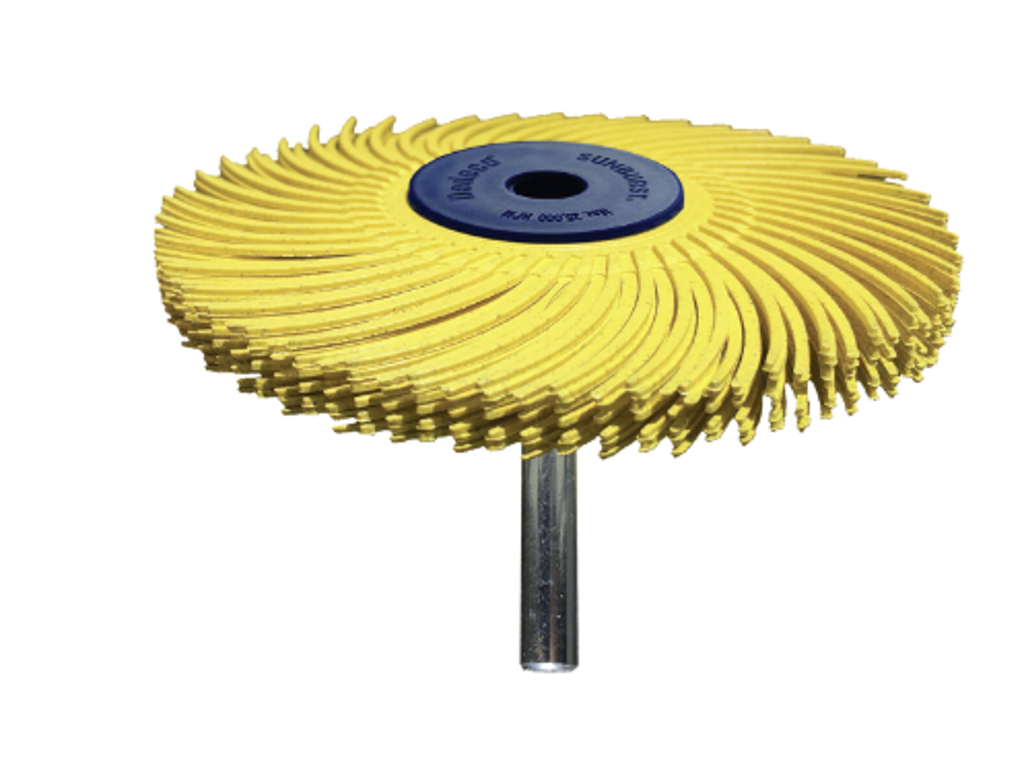 Renserondel 51mm Bristle gul K220