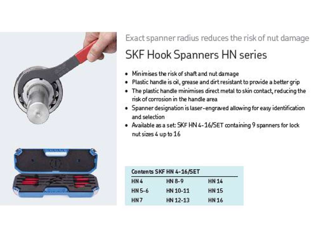 HN 4-16/SET Hagenøglesæt