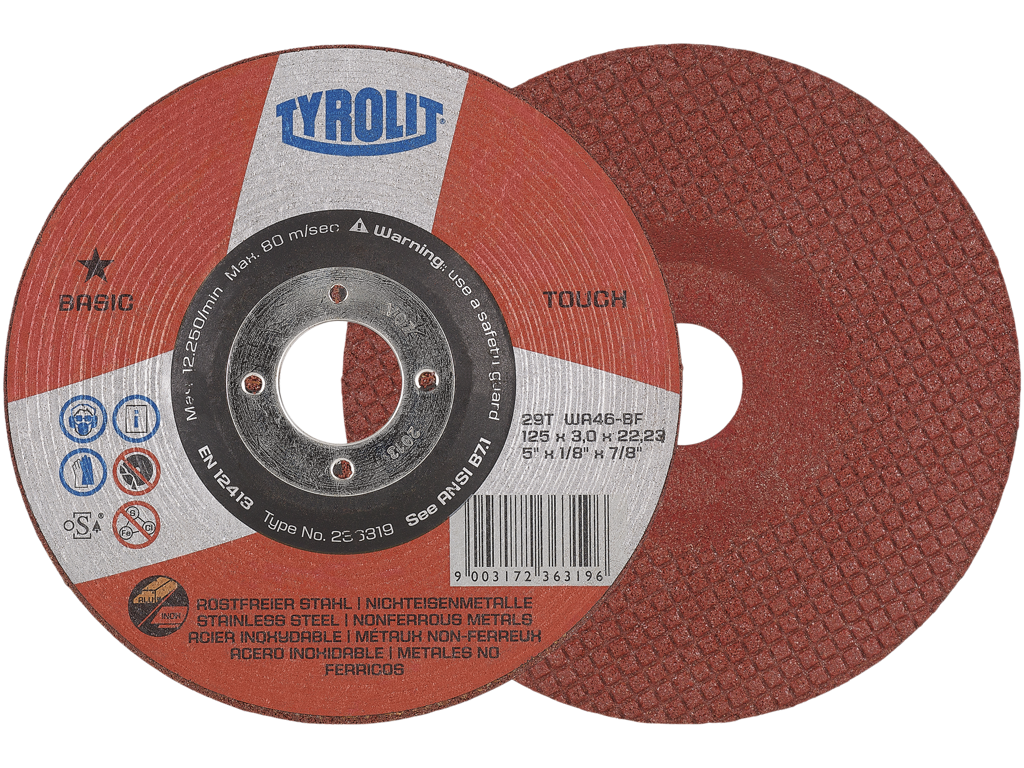Slibeskive 125x3x22 29T Tyrolit