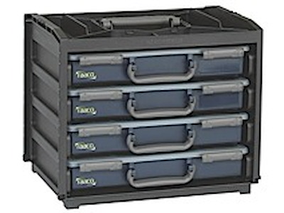 Raaco Handybox med 4 rumkasser