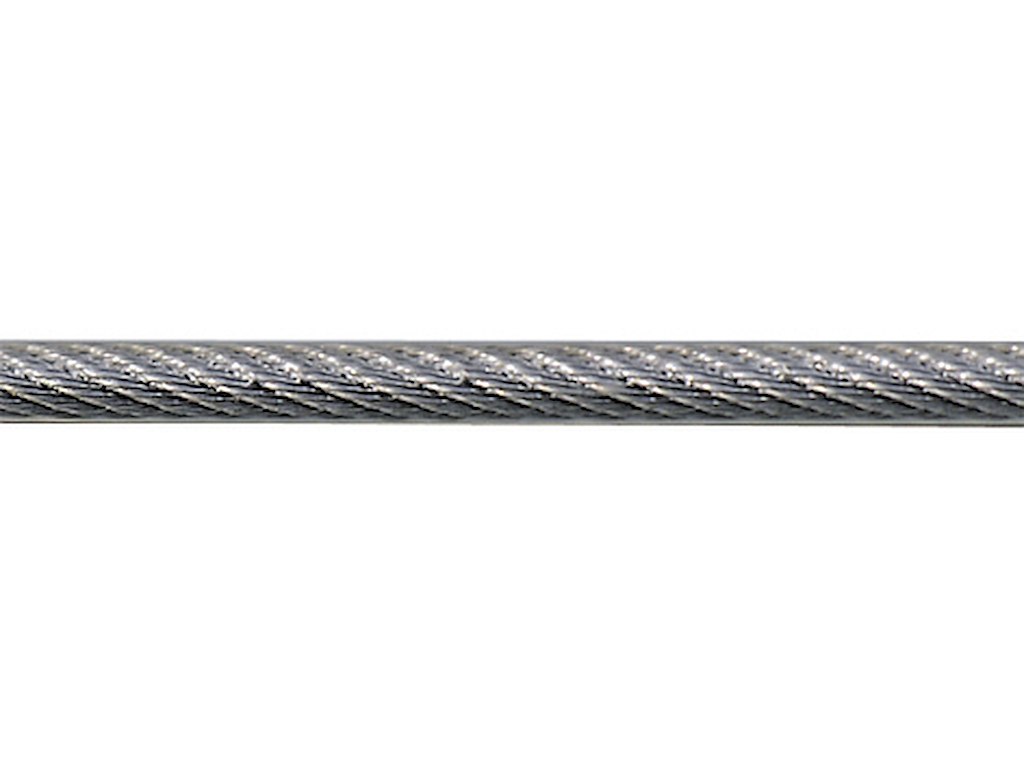 Wire 1,3/2,3mm 1x19 med PVC hud