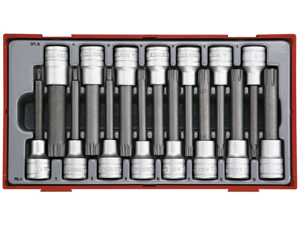Topsæt 1/2" RIBE & XZN spor TTRS15