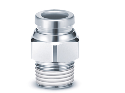 Luftfittings 12mm x1/2" u/rg lige 316L