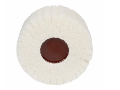 ScotchBrite Sliberondel 75x35mm Roloc MS-ZR 3M Type T, hvid