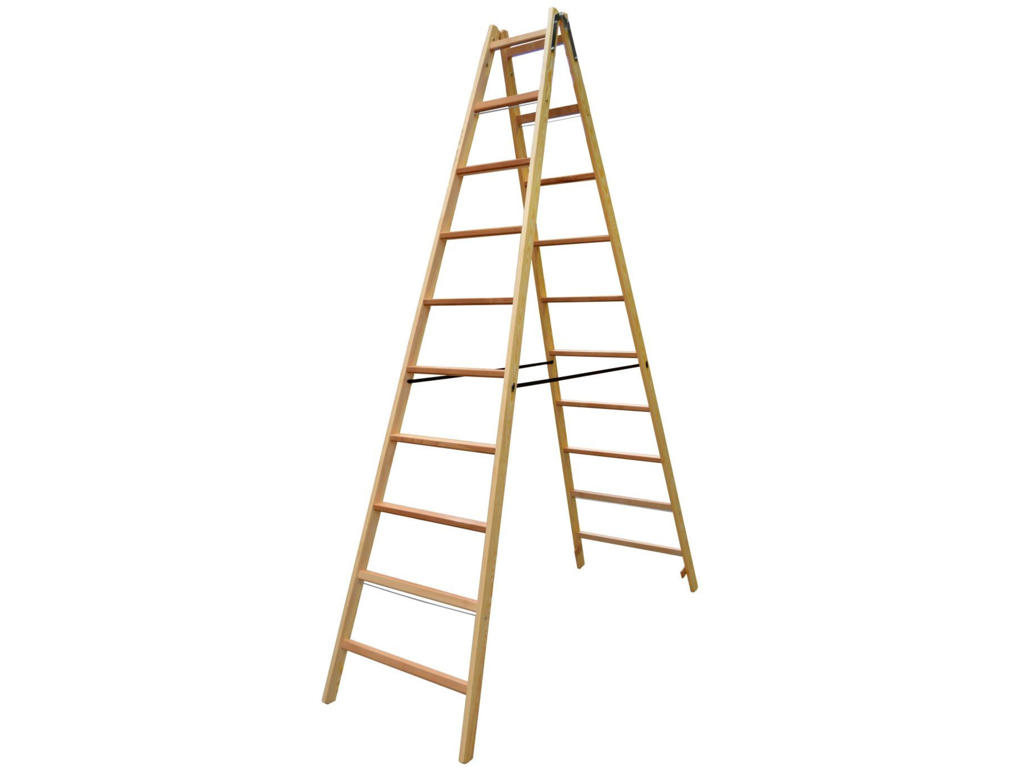 Zarges Wienerstige 2x12 Trin 3,4 mtr TRÆ