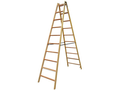 Zarges Wienerstige 2x12 Trin 3,4 mtr TRÆ