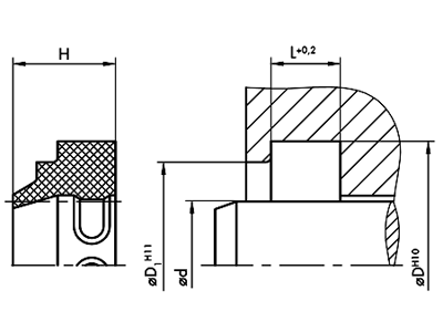 Skrabering 32x40x4/7mm NB 1 AF NBR