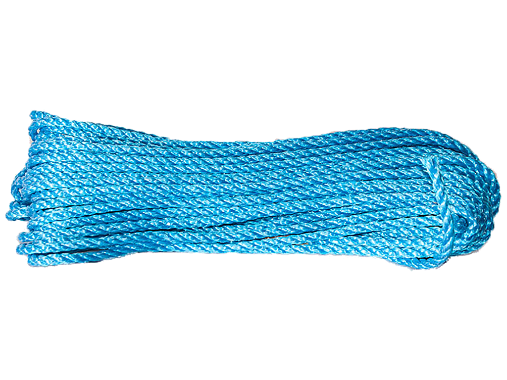 Tov blå 3-slået 10mm - 20 mtr.