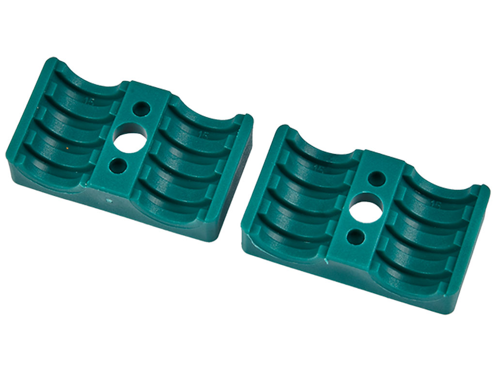 Rørholderpar 14mm for dobbelt rørholder