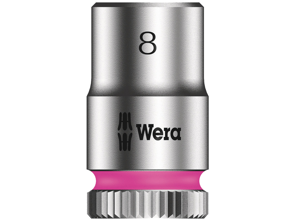 Top 1/4" x 8,0mm 6-kantet Wera 