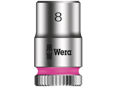 Top 1/4" x 8,0mm 6-kantet Wera 