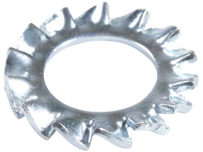 Stjerneskive 4mm FZB DIN 6798A udv.