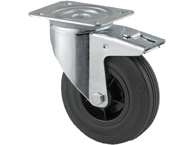 Hjul 3477 PVR 160 P63 drej. m/brems