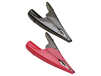 Krokodillenæb AC285 Et par rød/sort 