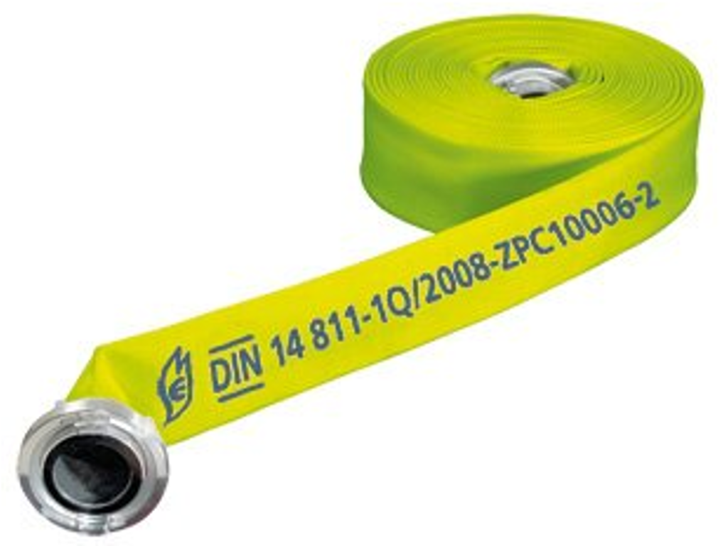 Brandslange 2" Flouriserende signal gul