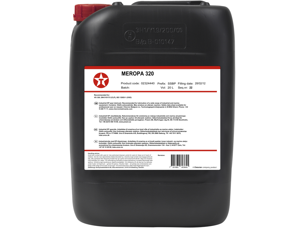 Gearolie Meropa 320  20 ltr.