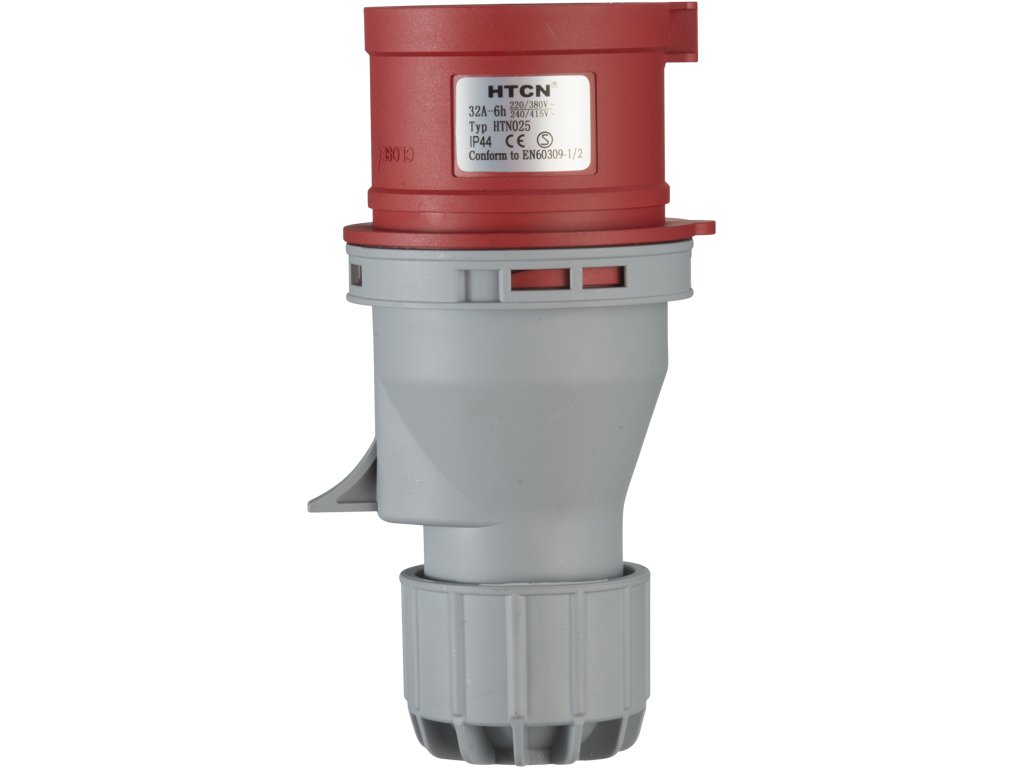 Hanstik CEE 32A 5 pol rød 