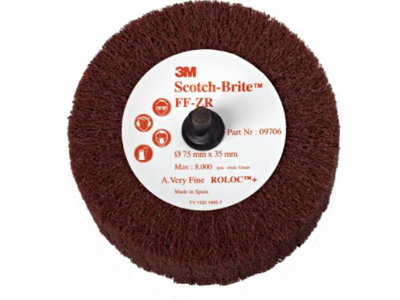 ScotchBrite Sliberondel 50x25mm FF-ZR S FIN 3M
