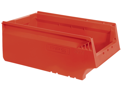 Arca kasse 9074 rød 250x148x130mm