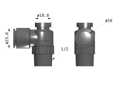 SMC AS4211F-04-16SA Fitting