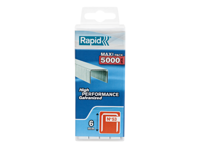 Hæfteklammer Rapid 53/6 5000 stk.