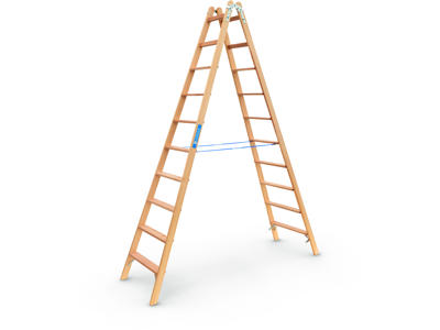 Zarges Wienerstige 2x10 Trin 2,7 mtr TRÆ