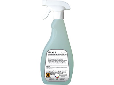 Maxi 3 Industrirens Triggerflaske 750 ml