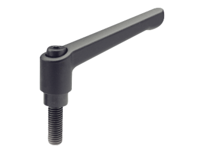 Låsegreb GN300-63-M10-40-SW zink