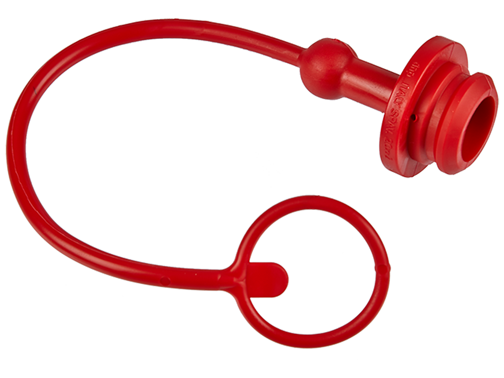 Støvprop plast 1/2" for ISO A med kegle