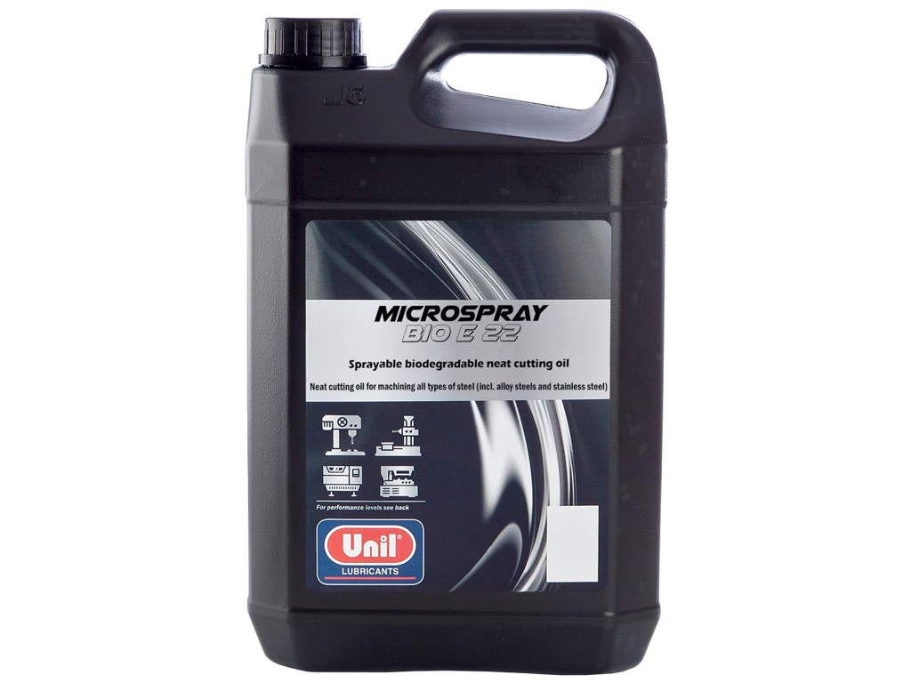 Skæreolie Unil Microspray Bio E22  5 Ltr