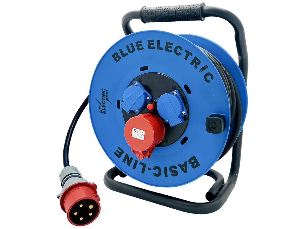 Kabeltromle 400V 25mtr. 5x2,5mm2