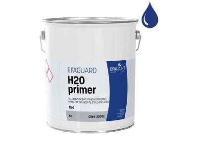 Maling H2O Rød primer 5 ltr,
