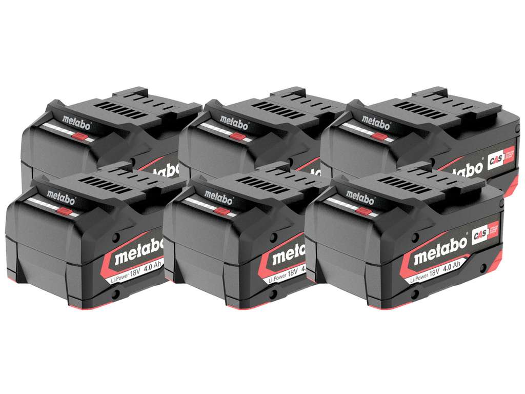 Batteripakke 18V 6x4.0Ah Li-Power Metabo