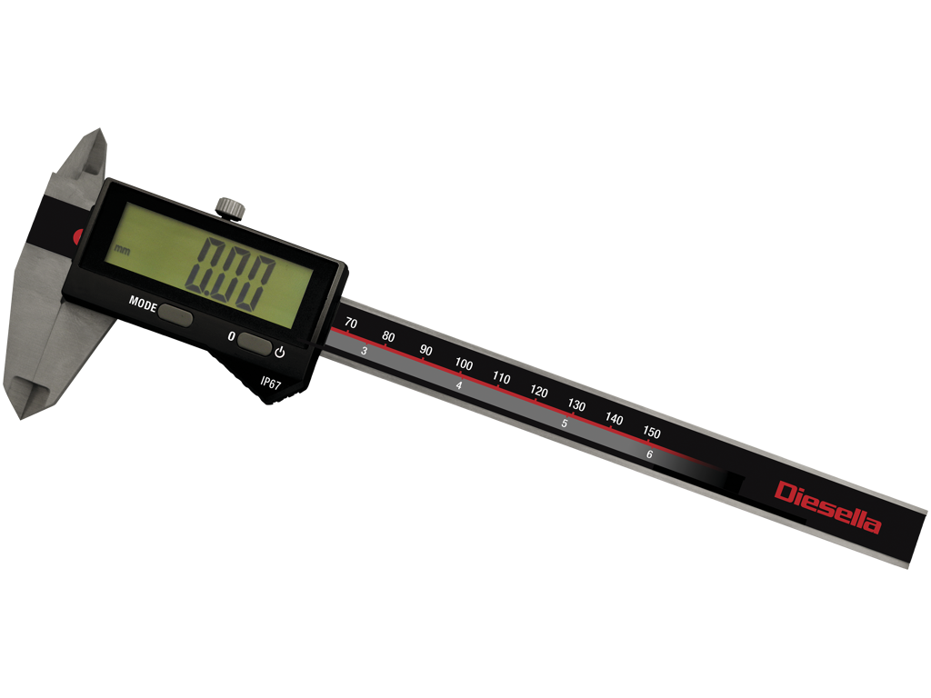 Skydelære Digital IP67 0-300x0,01mm 