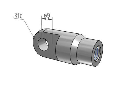 SMC I-032B Gaffelled for CM cylinder