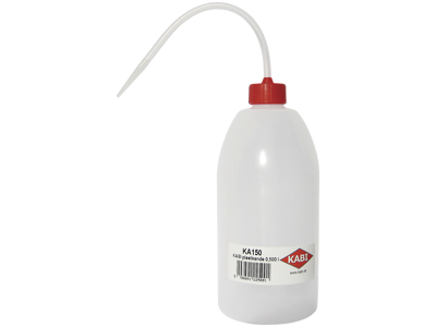 Olieflaske Kabi 0,5 ltr. m/ plasttud bøj