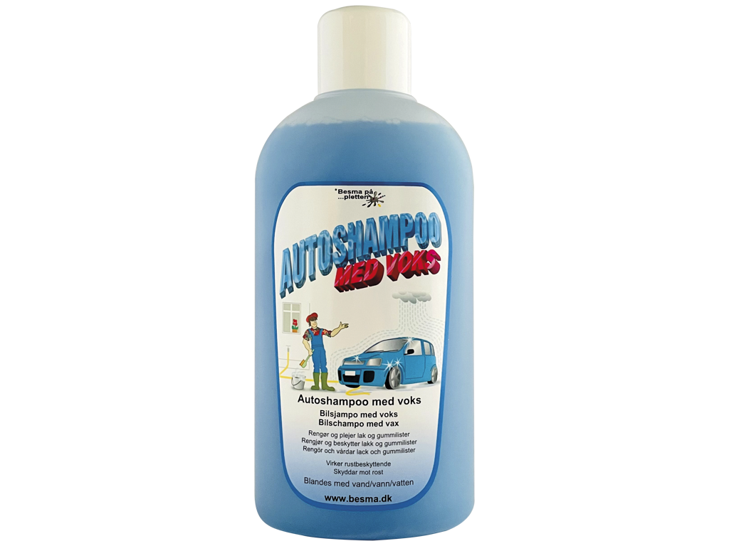Besma Autoshampoo m/voks 1 ltr.