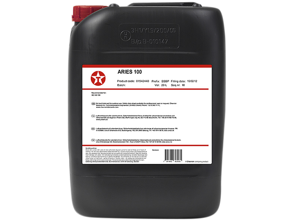 Olie Luftolie Aries 100, 20 ltr 