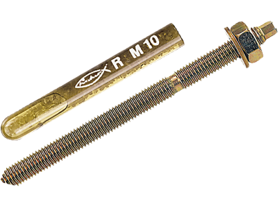 Ankerstang M10x130 FZB m/skive+møtrik