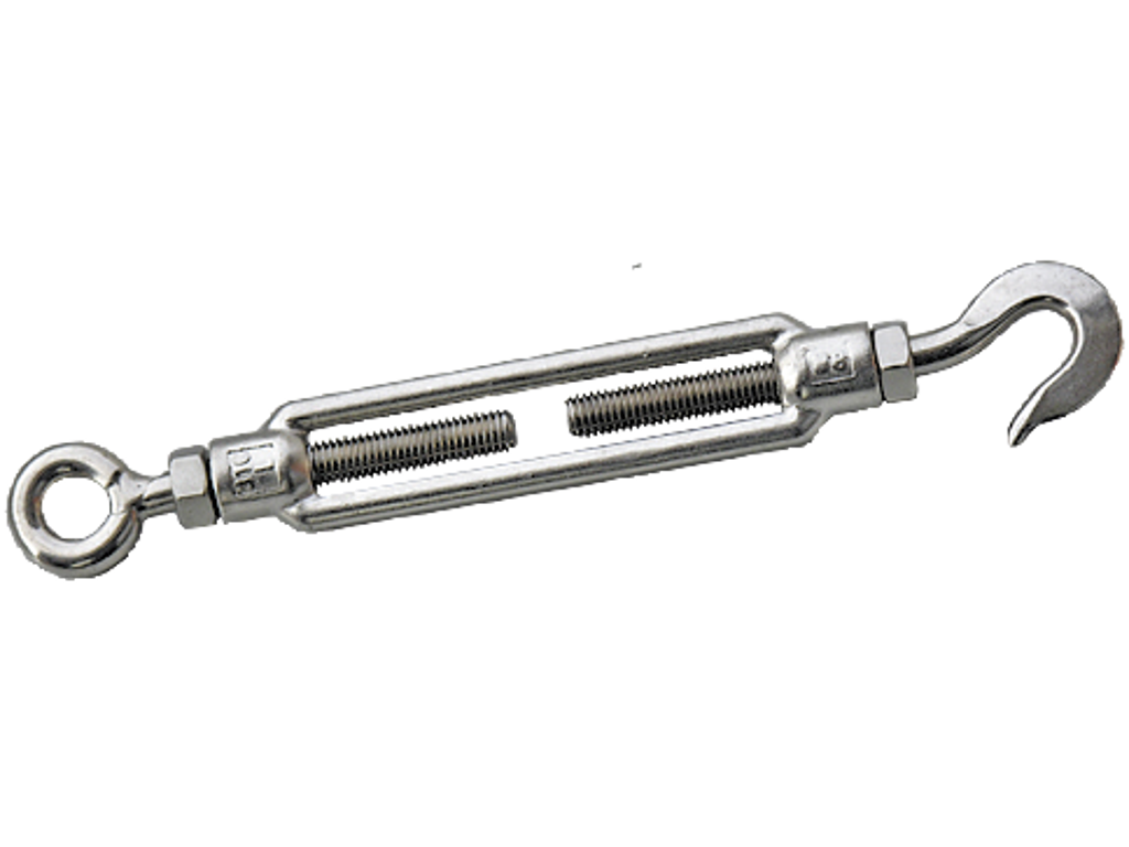 Bardunstrammer 5mm øje/krog A4.