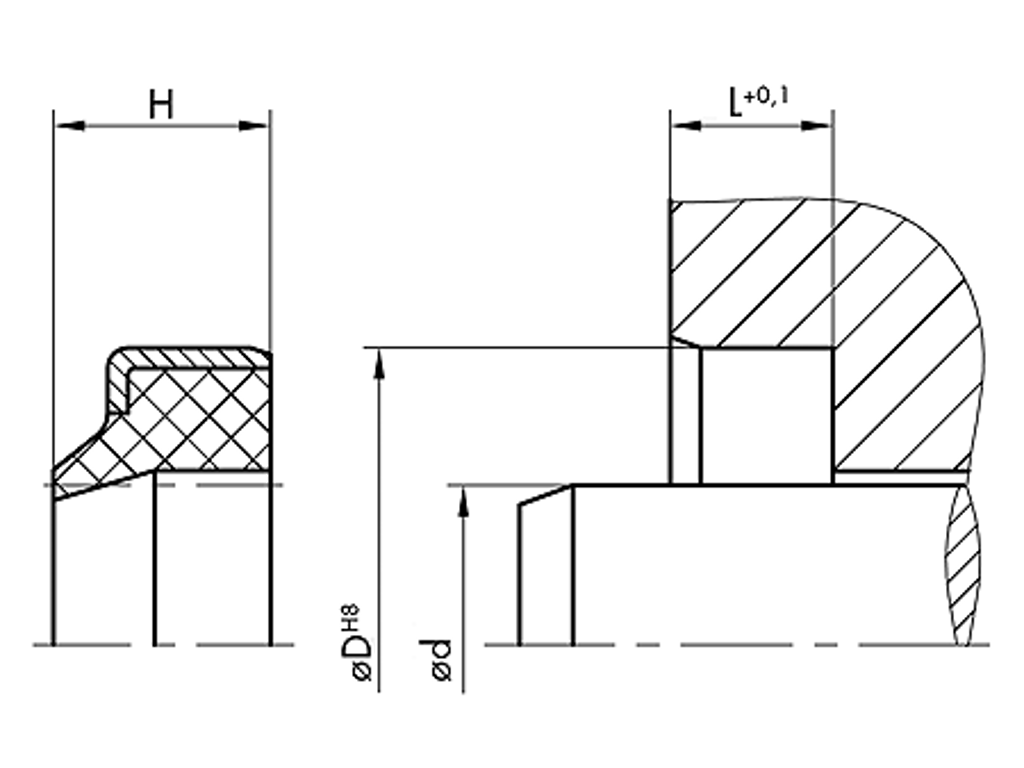 Skrabering 16x22x3,4/5,5mm AM44 PUR 