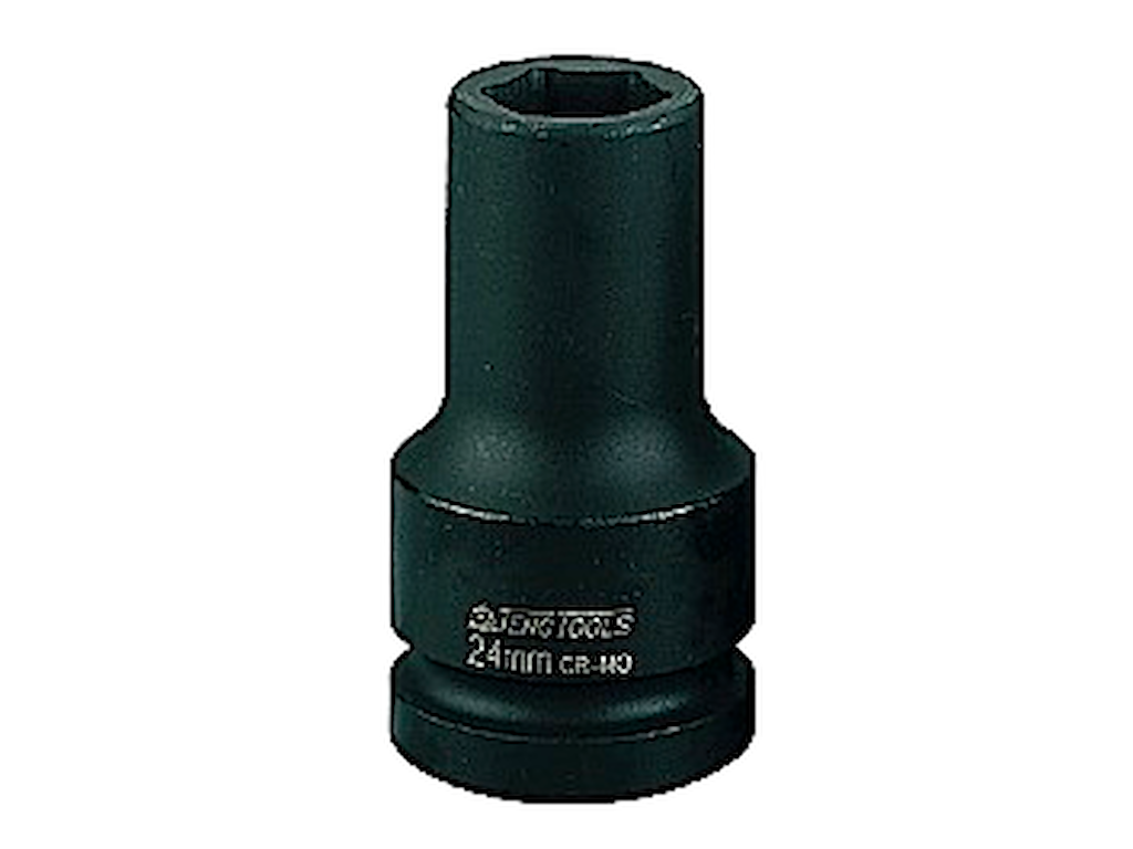 Slagtop 1/1"-24mm 6-kt lang Tengtools