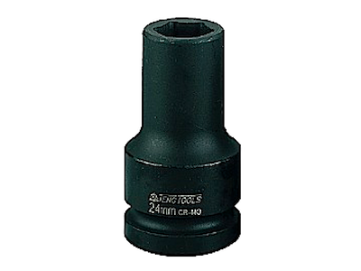 Slagtop 1/1"-24mm 6-kt lang Tengtools