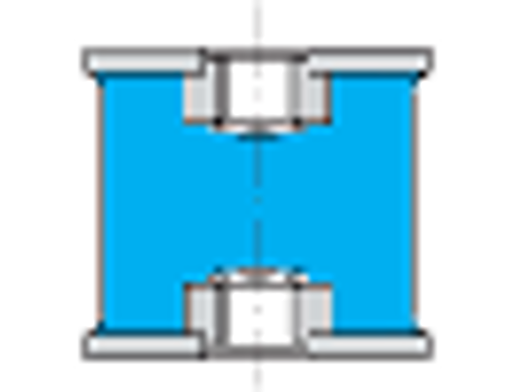 Vibrationsdæmper Ø30x30mm 60sh